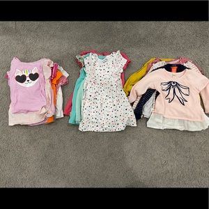 2T Girls Dresses and Tops bundle